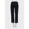 Cropped wool trousers