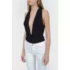 Body black with V-cutting
