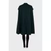 Green wool cape