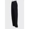 Straight high waist trousers