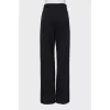 Straight high waist trousers