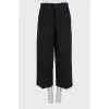 Black wide leg jeans