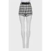 Shorts-skirt with pockets
