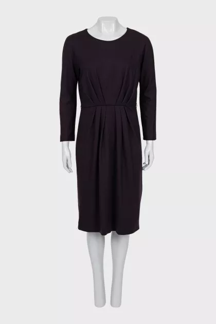 Fitted wool dress
