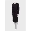 Fitted wool dress