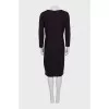 Fitted wool dress