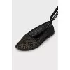 J'adior mesh ballet flats