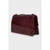 Embossed leather bag