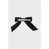 Hair clip with brand logo