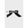 Hair clip with brand logo