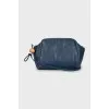 Leather Puffy Pouch
