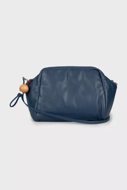 Leather Puffy Pouch