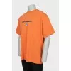 Men's oversized t-shirt with logo