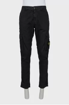 Men's Black Cargo Pants