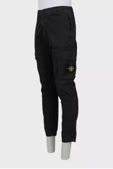 Men's Black Cargo Pants