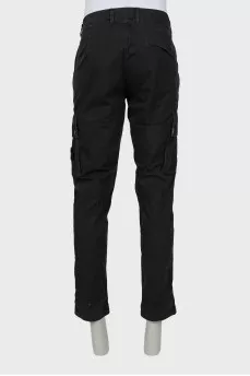 Men's Black Cargo Pants