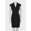 Fitted button-up jacket dress