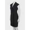 Fitted button-up jacket dress