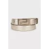 Belt made of golden leather