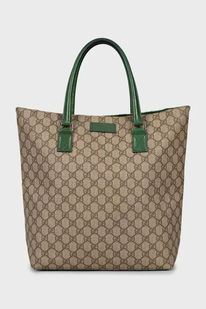 Brown canvas bag