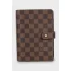 Leather notebook with branded print
