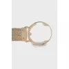 Metallic belt in gold color