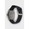 Quartz watch with black dial