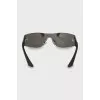 Silver colored sunglasses