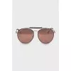 Aviator sunglasses with pink tint