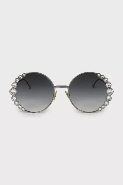 Sunglasses decorated with crystals