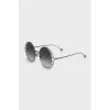 Sunglasses decorated with crystals