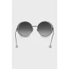 Sunglasses decorated with crystals