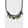 Necklace and bracelet set with enamel