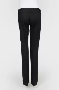 Black classic trousers