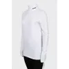 White golf with brand logo