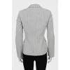Slim fit pinstripe jacket