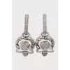 Campanelle diamond earrings