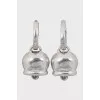 Campanelle diamond earrings