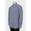 Men's two-tone logo shirt
