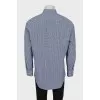 Men's two-tone logo shirt