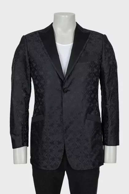Men's silk jacket