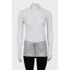 Translucent white long sleeve