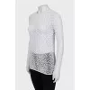 Translucent white long sleeve