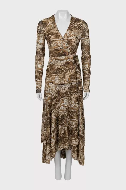 Wrap maxi dress