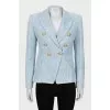Jacket with accent buttons
