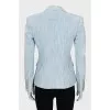 Jacket with accent buttons