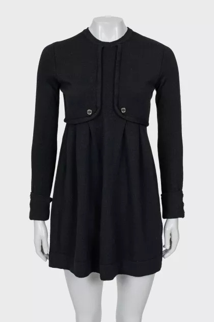 Fitted wool dress