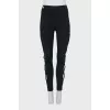 Leggings with lacing on the sides