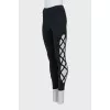 Leggings with lacing on the sides