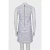 Bodycon dress with zipper